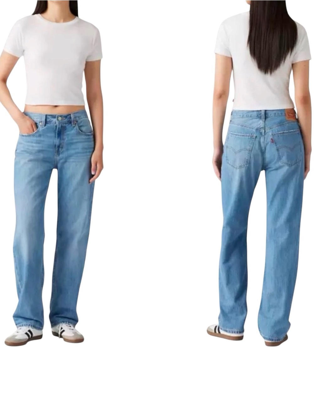 Levi's Low Pro Straight Light Wash Jeans W32